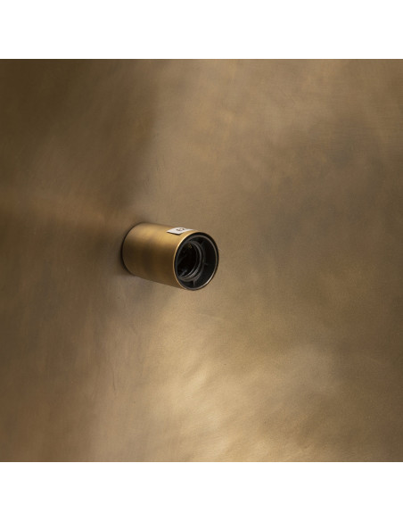 Abat jour original XXL pour suspension 100x70 en Métal Doré The Fortune Cookie 