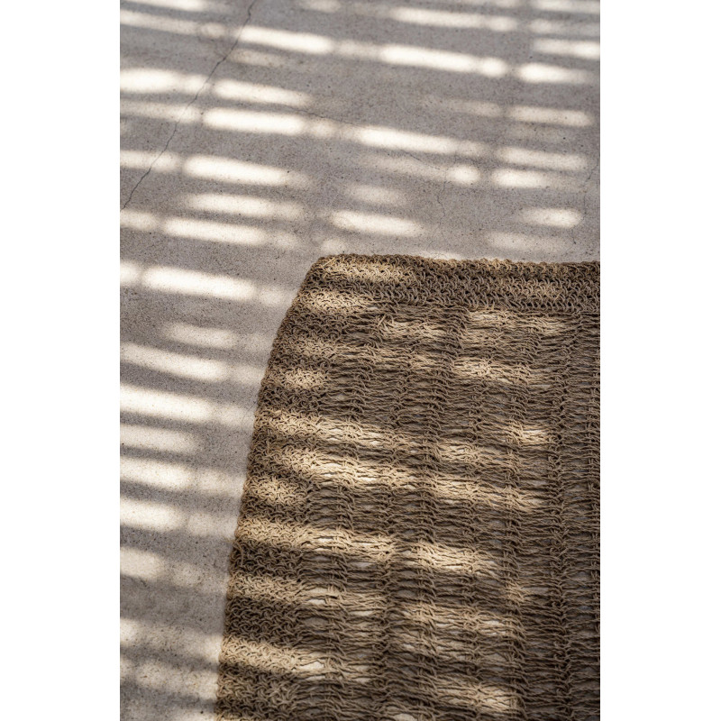 Tapis Rectangulaire 180x240 en Raphia Sisal Palmier Naturel The Seagrass 