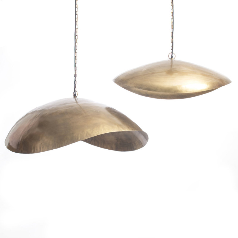 Suspension XL 71 cm Métal Doré The Fortune Cookie 