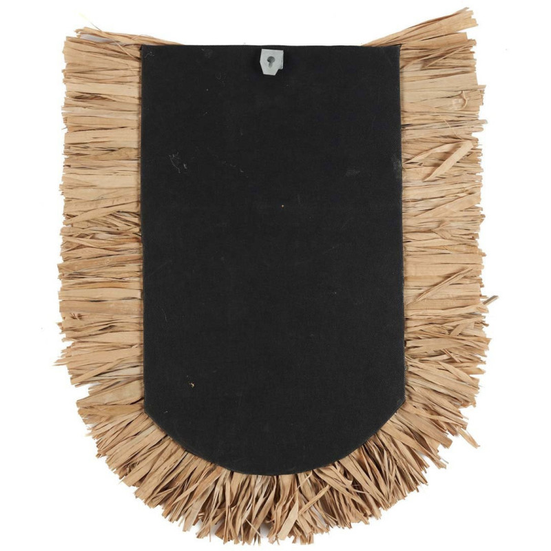 Grande décoration murale ethnique bohème H 85 cm Herbe Naturel Tressé The Dada 