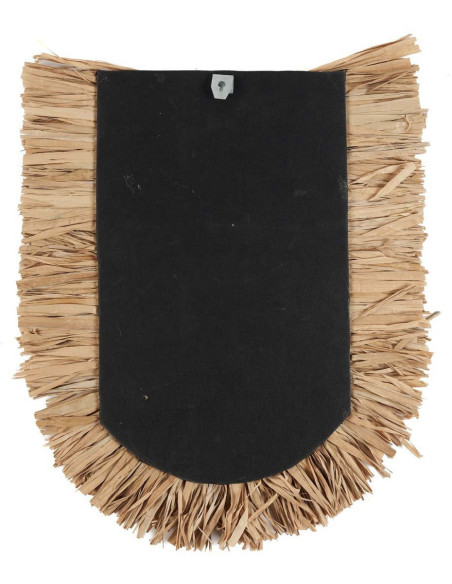 Grande décoration murale ethnique bohème H 85 cm Herbe Naturel Tressé The Dada 