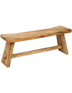 Banc d'intérieur moderne 3 places en Bois de suar Naturel The Suar 