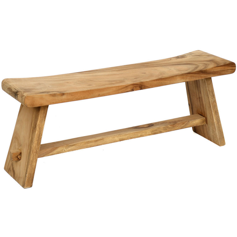 Banc d'intérieur moderne 3 places en Bois de suar Naturel The Suar 