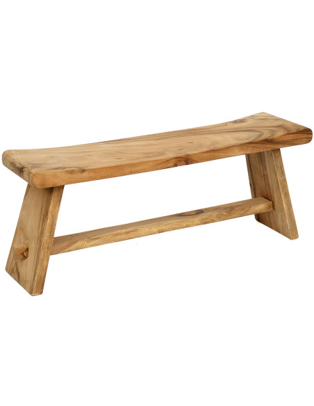 Banc d'intérieur moderne 3 places en Bois de suar Naturel The Suar 