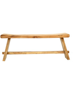 Banc d'intérieur moderne 3 places en Bois de suar Naturel The Suar 