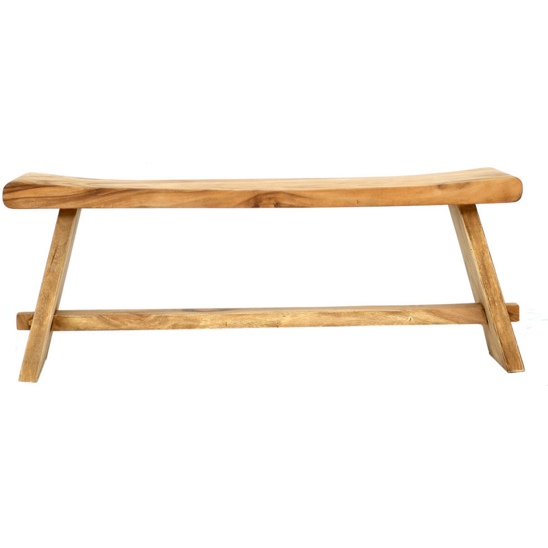 Banc d'intérieur moderne 3 places en Bois de suar Naturel The Suar 