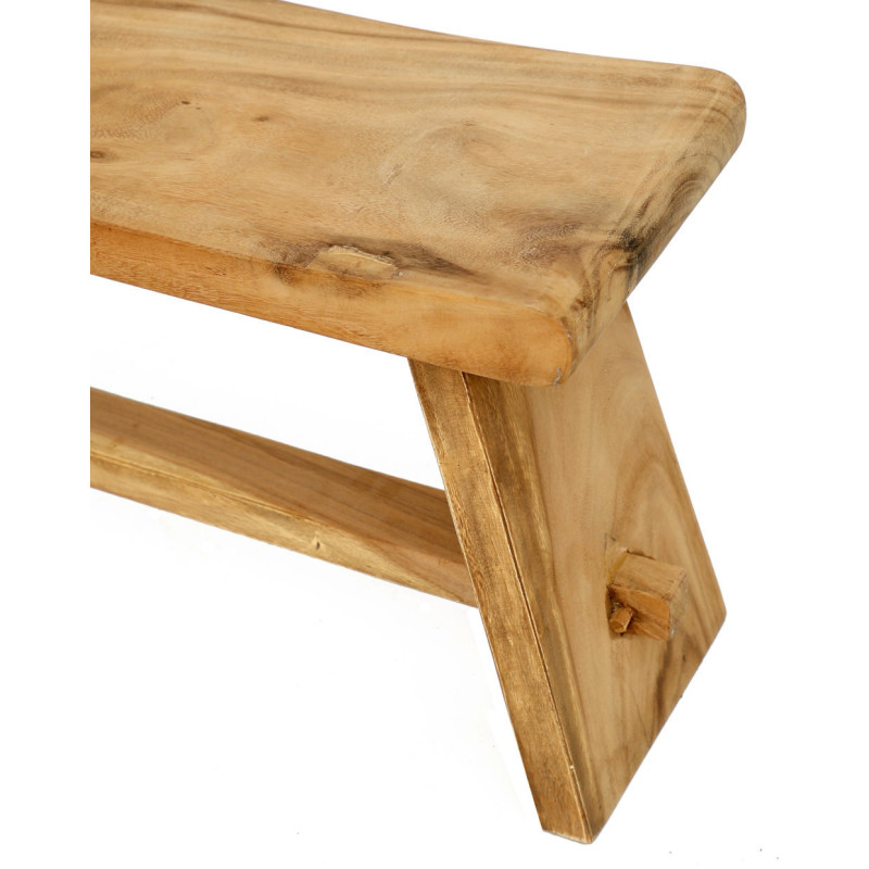 Banc d'intérieur moderne 3 places en Bois de suar Naturel The Suar 
