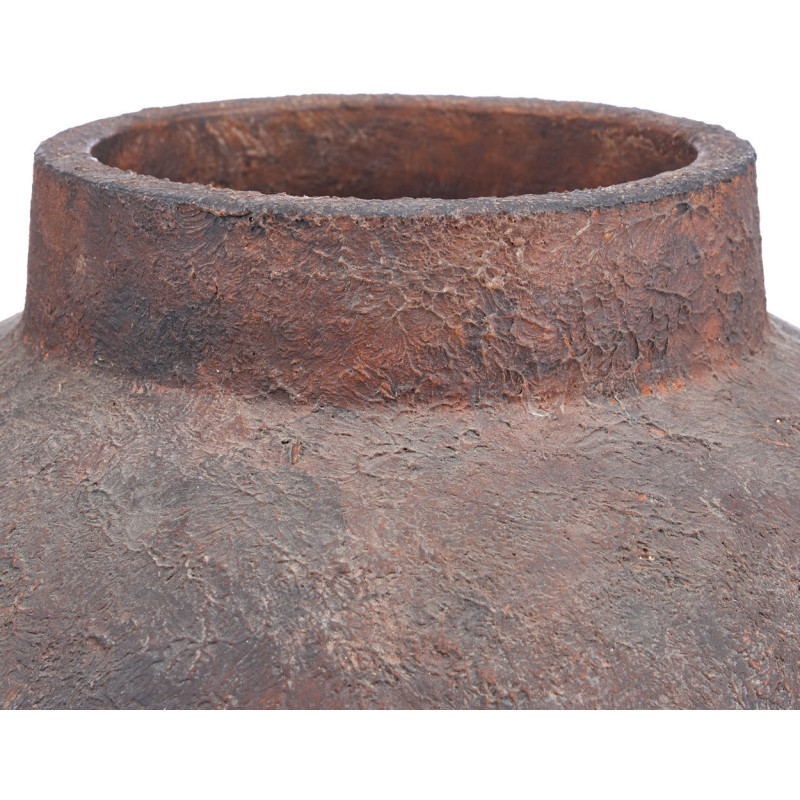 Grande Vase XXL vintage Jarre H 70 cm Terracotta Bordeaux Vieilli The Volcanic 