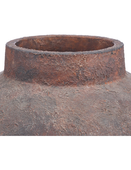 Grande Vase XXL vintage Jarre H 70 cm Terracotta Bordeaux Vieilli The Volcanic 