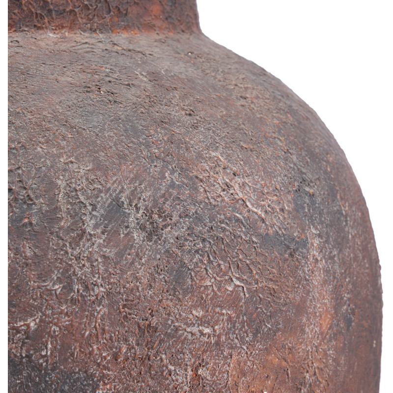 Grande Vase XXL vintage Jarre H 70 cm Terracotta Bordeaux Vieilli The Volcanic 