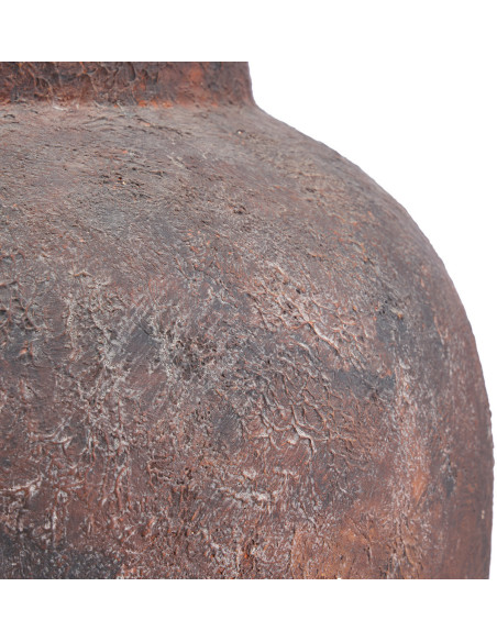 Grande Vase XXL vintage Jarre H 70 cm Terracotta Bordeaux Vieilli The Volcanic 