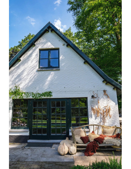 Housse de coussin XL Rectangulaire 100x35 en Velours Bordeaux avec franges Motif rayé The Oh My Gee 