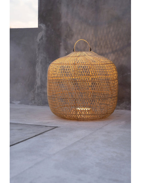 Abat-jour pour suspension 48 cm Rotin Naturel The Batu Bolong 