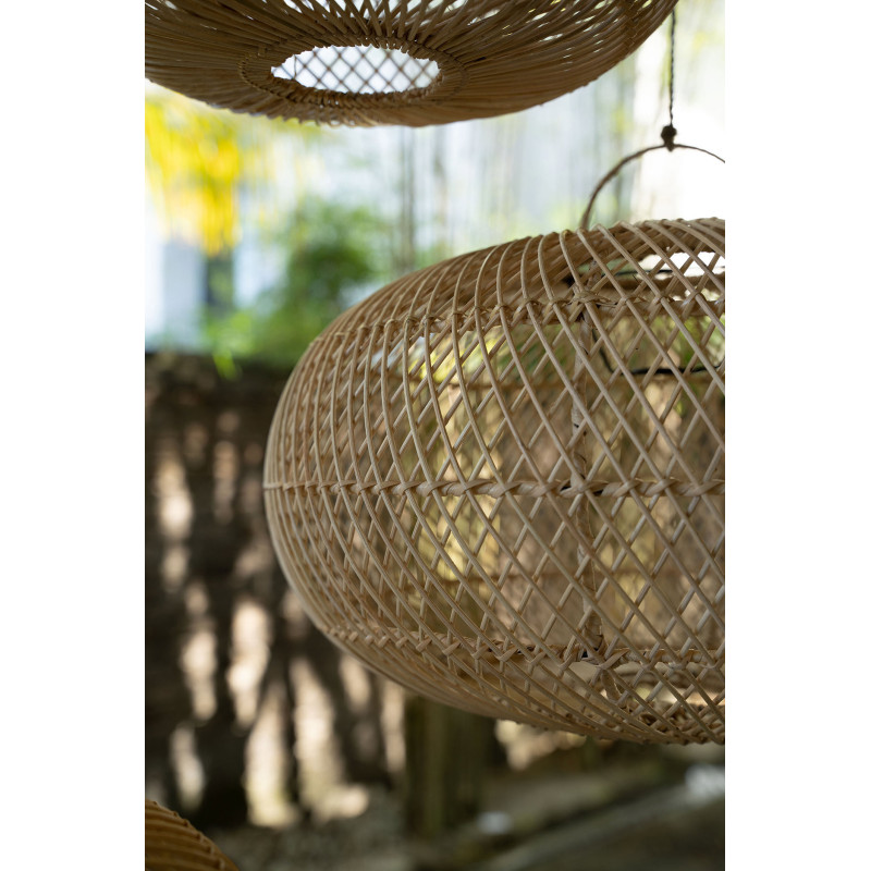 Abat-jour pour suspension 50 cm Rotin Naturel The Wholly 