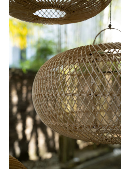 Abat-jour pour suspension 50 cm Rotin Naturel The Wholly 