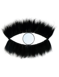 Miroir Mural Oeil 100x60 en Herbe Noir The Black Eye 