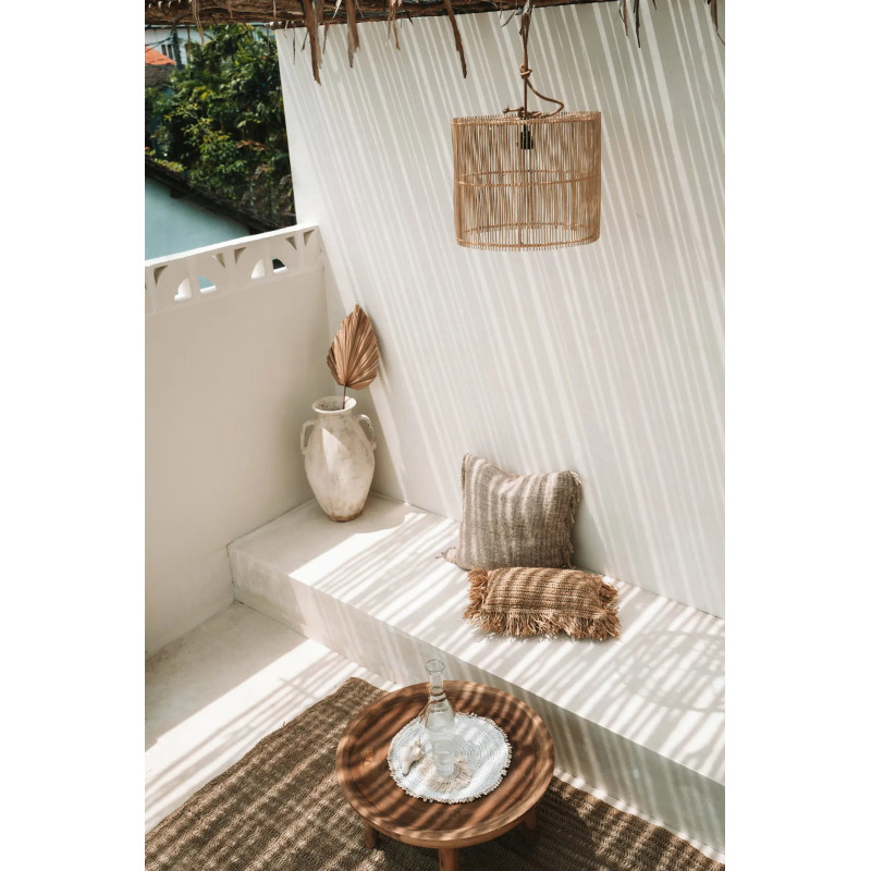 Abat-jour pour suspension 45 cm Rotin Naturel The Chacha 