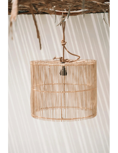Abat-jour pour suspension 45 cm Rotin Naturel The Chacha 