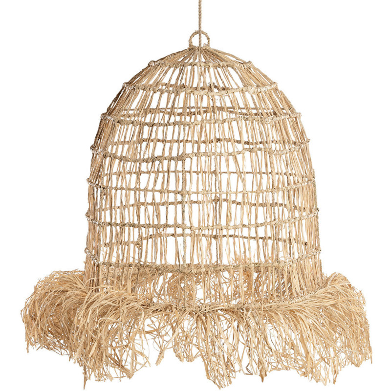 Abat-jour pour suspension 60 cm Herbe Mendong Naturel The Casita 