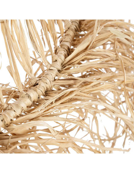 Abat-jour pour suspension 60 cm Herbe Mendong Naturel The Casita 