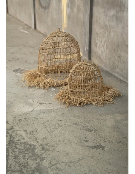 Abat-jour pour suspension 60 cm Herbe Mendong Naturel The Casita 