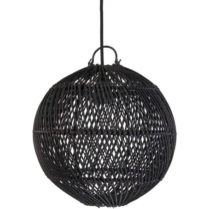 Abat-jour bohème Boule 30 cm Rotin...