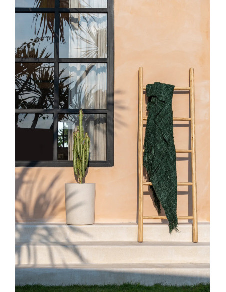 Porte serviettes original Échelle 5 niveaux en Bois de teck Naturel The Tulum 