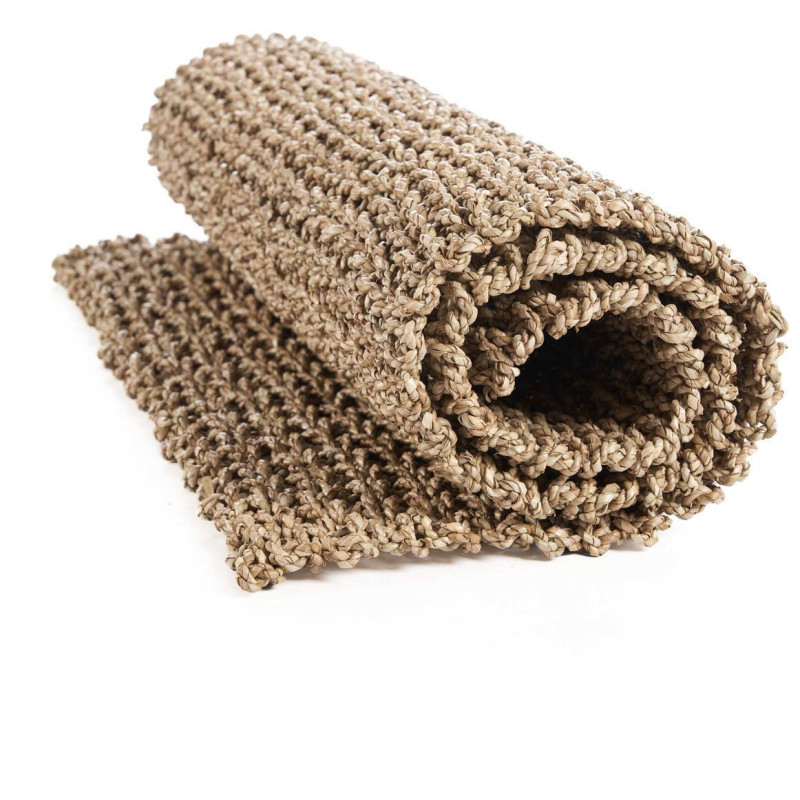 Tapis de couloir bord de mer Rectangulaire 70x120 Sisal Naturel Tressé The Sizali 
