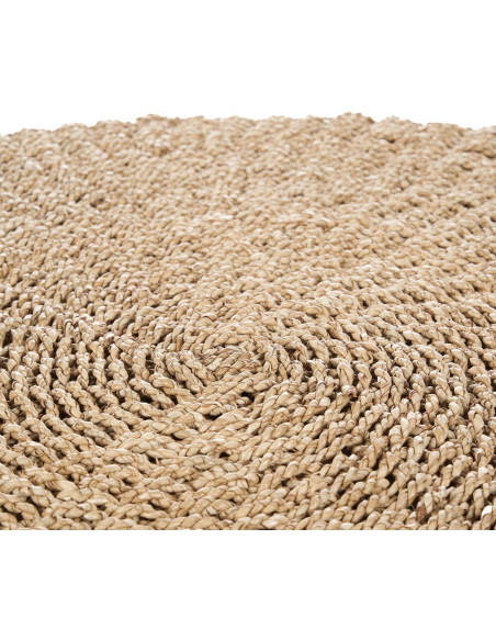 Tapis bord de mer Rond 100 cm Sisal Naturel Tressé The Sizali 