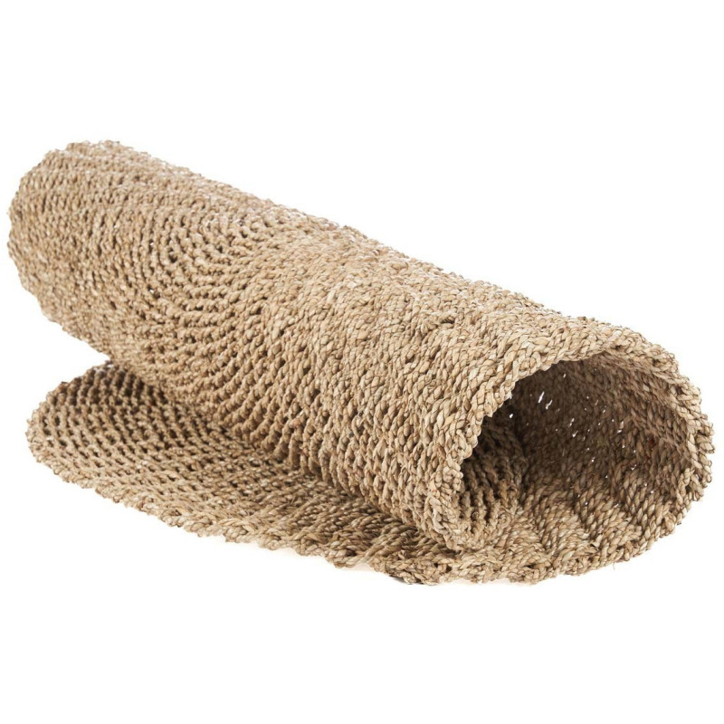 Tapis bord de mer Rond 100 cm Sisal Naturel Tressé The Sizali 