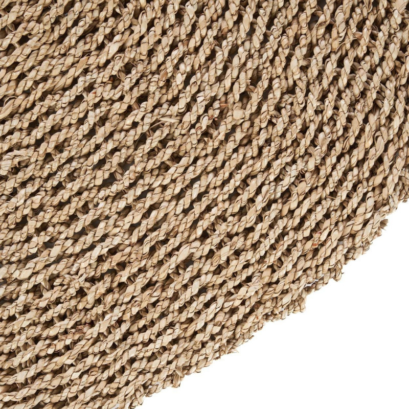 Tapis bord de mer Rond 100 cm Sisal Naturel Tressé The Sizali 