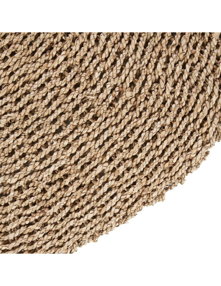 Tapis bord de mer Rond 100 cm Sisal Naturel Tressé The Sizali 