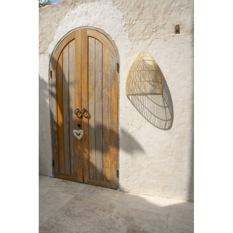 Abat-jour pour applique murale 45x55 Rotin Naturel The Lalo 