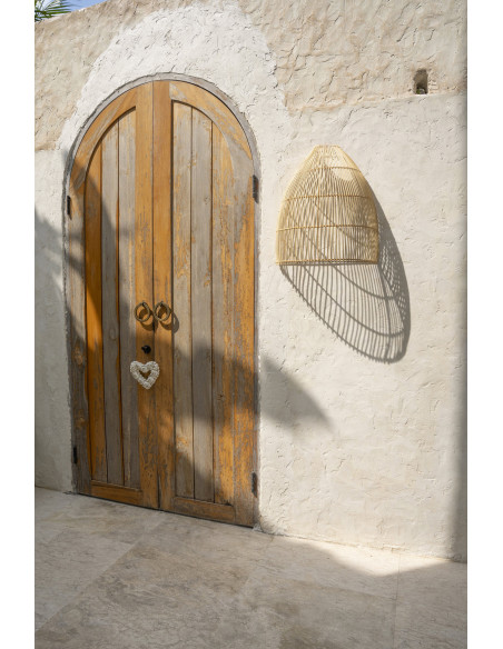 Abat-jour pour applique murale 45x55 Rotin Naturel The Lalo 