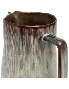 Pichet 1,4 Litres Hauteur 23 cm Grès Greige Marron The Peniche 