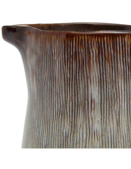 Pichet 1,4 Litres Hauteur 23 cm Grès Greige Marron The Peniche 