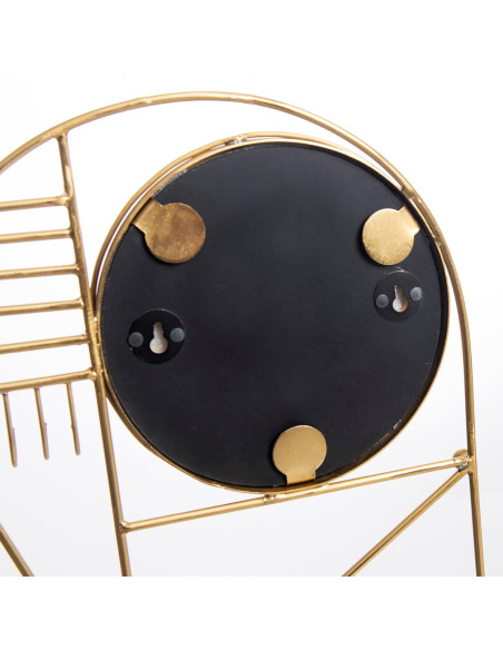 Miroir mural original Ovale en Métal Doré The Do I Look Pretty 