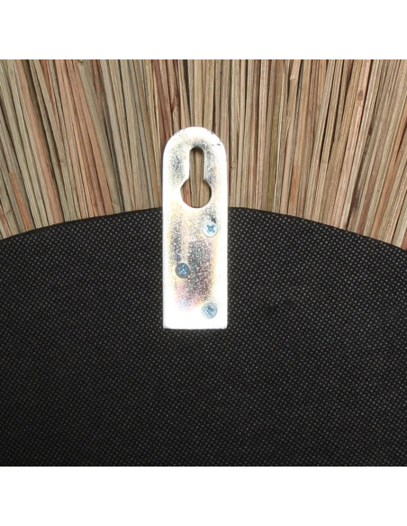 Miroir Mural Rond 45 cm en Herbe Naturel The Alang Alang 