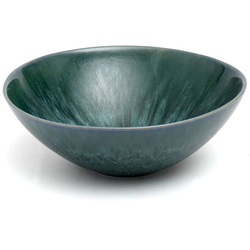 Grand Saladier rond 26 cm Grès Bleu The Aqua 