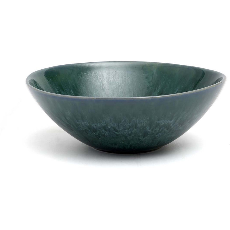 Grand Saladier rond 26 cm Grès Bleu The Aqua 