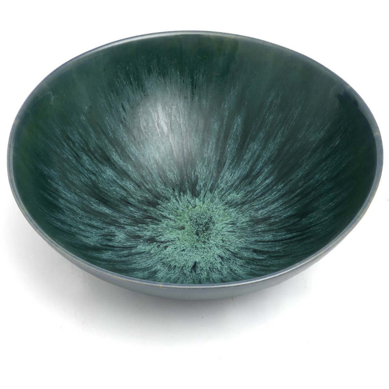 Grand Saladier rond 26 cm Grès Bleu The Aqua 