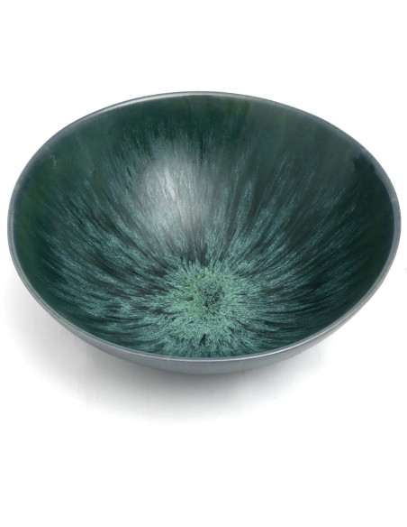 Grand Saladier rond 26 cm Grès Bleu The Aqua 