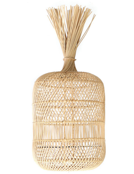 Abat-jour pour suspension 22 cm Rotin Naturel The Dumpling 