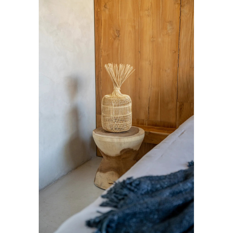 Abat-jour pour suspension 22 cm Rotin Naturel The Dumpling 