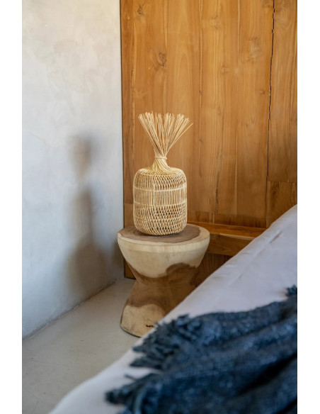 Abat-jour pour suspension 22 cm Rotin Naturel The Dumpling 