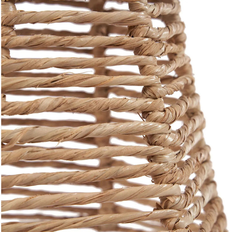 Abat-jour bohème 20 cm Rotin Naturel Tressé The Fini 