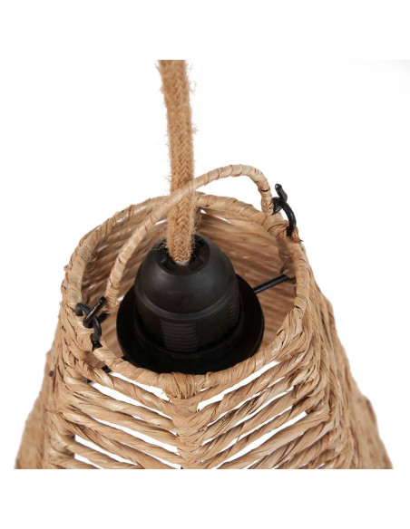 Abat-jour bohème 20 cm Rotin Naturel Tressé The Fini 