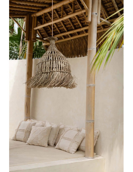Housse de coussin originale Carrée 50x50 en Coton Naturel The Sahara 
