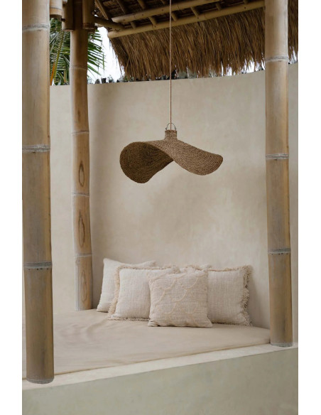 Housse de coussin originale Carrée 50x50 en Coton Naturel The Sahara 