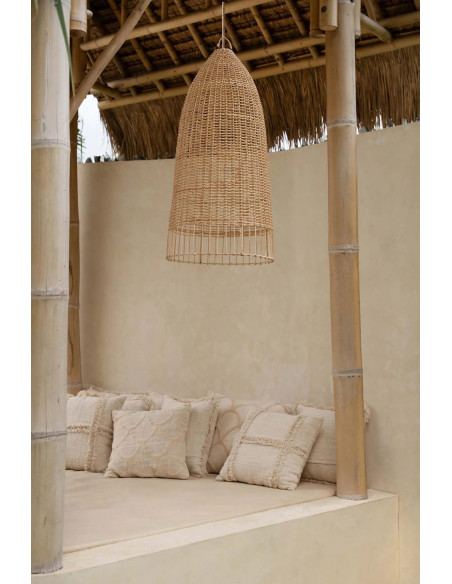 Housse de coussin originale Carrée 50x50 en Coton Naturel The Sahara 